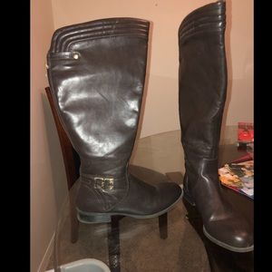 Brown Jasmine WIDE CALF Boots